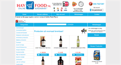 Desktop Screenshot of hayfood.nl