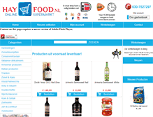 Tablet Screenshot of hayfood.nl